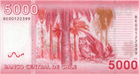 5000 Chilean pesos (Reverse)