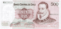 500 Chilean pesos (Obverse)