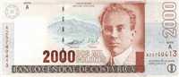 2000 Costa Rican Colones (Obverse)