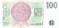100 Czech koruny (Reverse)