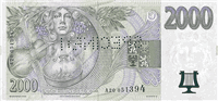 2000 Czech koruny (Reverse)