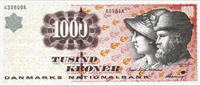 1000 Danish kroner (Obverse)