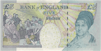 5 Pounds sterling (Reverse)