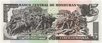 5 Honduran lempiras (Reverse)