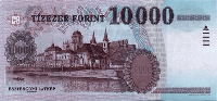 10000 Hungarian forint (Reverse)