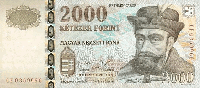 2000 Hungarian forint (Obverse)