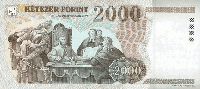 2000 Hungarian forint (Reverse)