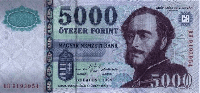 5000 Hungarian forint (Obverse)