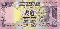 50 Indian rupees (Obverse)