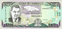 100 Jamaican dollars (Obverse)