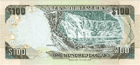 100 Jamaican dollars (Reverse)