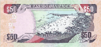 50 Jamaican dollars (Reverse)