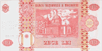 10 Moldovan lei (Reverse)