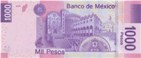 1000 Mexican peso (Reverse)