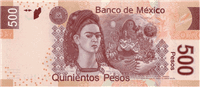 500 Mexican peso (Reverse)