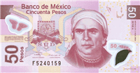 50 Mexican peso (Obverse)