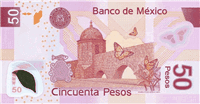 50 Mexican peso (Reverse)