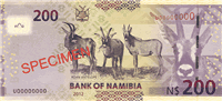 200 Namibian dollars (Reverse)