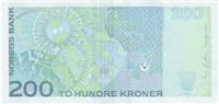 200 Norwegian kroner (Reverse)