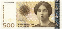 500 Norwegian kroner (Obverse)
