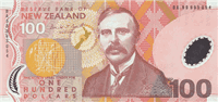 100 New Zealand dollar (Obverse)