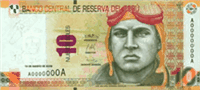 10 Peruvian Nuevos Soles (Obverse)