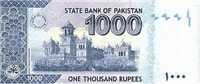 1000 Pakistani rupees (Reverse)