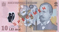 10 Romanian lei (Obverse)