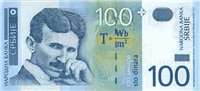 100 Serbian dinara (Obverse)