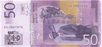 50 Serbian dinara (Reverse)