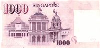 1000 Singapore dollar (Reverse)