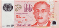 10 Singapore dollar (Obverse)