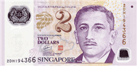 2 Singapore dollar (Obverse)