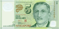 5 Singapore dollar (Obverse)