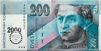 200 Slovak korunas (Obverse)