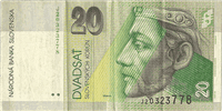 20 Slovak korunas (Obverse)