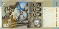 500 Slovak korunas (Reverse)