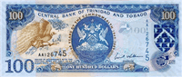 100 Trinidad and Tobago dollar (Obverse)