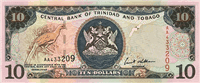 10 Trinidad and Tobago dollar (Obverse)