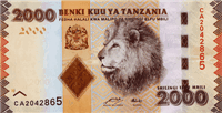 2000 Tanzanian Shillings (Obverse)