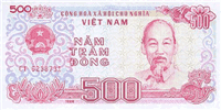 500 Vietnamese đồng (Obverse)