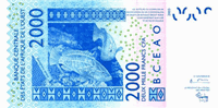 2000 West African CFA francs (Reverse)